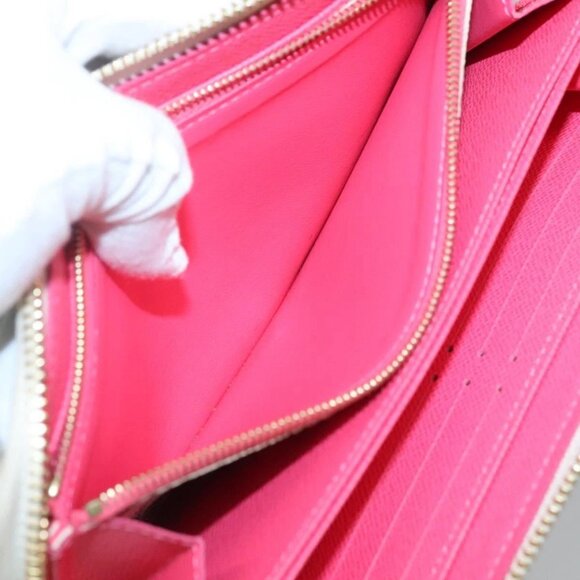 LOUIS VUITTON Damier Azur Vivienne Zippy Wallet Long Wallet N40507 Auth 126659 - Picture 12 of 15